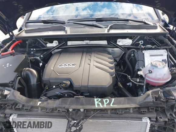 2024 Audi Q5 Premium with VIN WA1ABAFYXR2004201, listed as a IAAI auction lot 40997985 with 9,084 mi miles and . Bid and sale history available at DreamBid. Image 10.