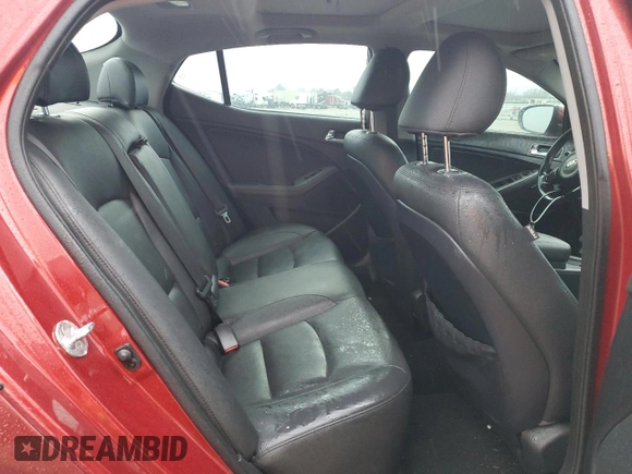 2014 Kia Optima SXL Turbo with VIN 5XXGR4A61EG335840, listed as a Copart auction lot 44946495 with 138,411 mi miles and Salvage Title. Bid and sale history available at DreamBid. Image 10.