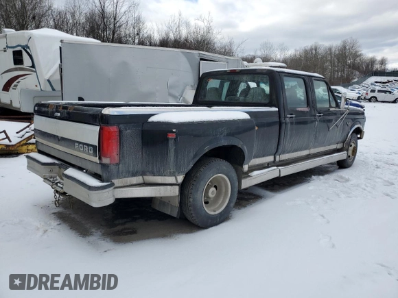 1996 Ford F-350 with VIN 1FTJW35F1TEA86623, listed as a Copart auction lot 42838925 with Not provided miles and Salvage title. Bid and sale history available at DreamBid. Image 3.