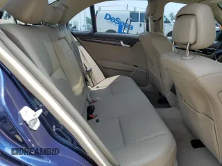2012 Mercedes-Benz C 300 Sport with VIN WDDGF8BB4CR230043, listed as a Copart auction lot 62987075 with 49,586 mi miles and Salvage title. Bid and sale history available at DreamBid. Image 10.