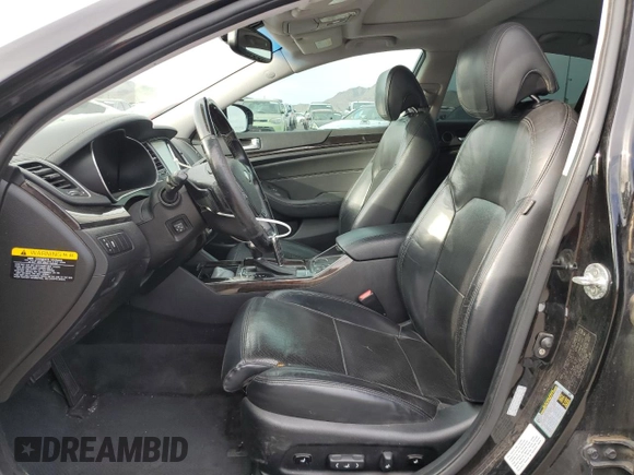 2014 Kia Cadenza Premium with VIN KNALN4D75E5122986, listed as a Copart auction lot 75049884 with 126,125 mi miles and Salvage Title. Bid and sale history available at carsss.com. Image 7.