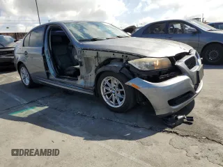2010 BMW 3 Series 328i with VIN WBAPH5G59ANM70857, listed as a Copart auction lot 56457805 with 93,068 mi miles and Salvage title. Bid and sale history available at DreamBid. Image 4.