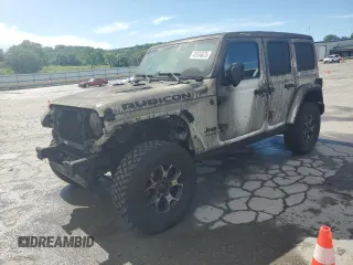2020 Jeep Wrangler Unlimited Rubicon z VIN 1C4HJXFG6LW306683, wystawiony jako Copart lot #49234675 z przebiegiem Nie podano mil oraz Szkoda całkowita • Salvage title. Historia ofert i sprzedaży dostępna na DreamBid. Obrazek 1.