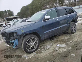 2021 Jeep Grand Cherokee 80th Anniversary with VIN 1C4RJFBG9MC591340, listed as a Copart auction lot 88441085 with 38,351 mi miles and Salvage title. Bid and sale history available at DreamBid. Image 1.