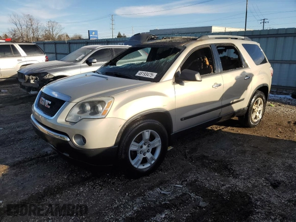 2010 GMC Acadia SL with VIN 1GKLRKED1AJ117354, listed as a Copart auction lot 48193475 with 0 mi miles and Non Repairable. Bid and sale history available at carsss.com. Image 1.