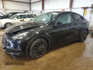 2023 Tesla Model Y Performance z VIN 7SAYGDEF6PF964068, wystawiony jako Copart lot #58353395 z przebiegiem Nie podano mil oraz Szkoda całkowita • Salvage title. Historia ofert i sprzedaży dostępna na DreamBid. Obrazek 1.