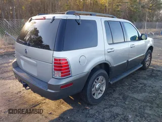 2004 Mercury Mountaineer Convenience z VIN 4M2ZU86K84UJ01654, wystawiony jako IAAI lot #41807444 z przebiegiem 210 427 mil mil oraz . Historia ofert i sprzedaży dostępna na DreamBid. Obrazek 4.
