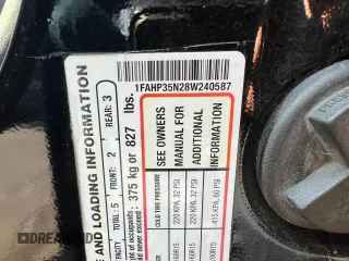 2008 Ford Focus SE with VIN 1FAHP35N28W24058, listed as a Copart auction lot 66020775 with 164,683 mi miles and Clean title. Bid and sale history available at DreamBid. Image 10.