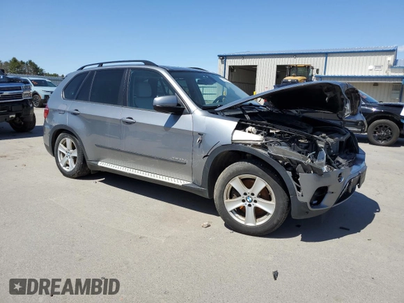 2012 BMW X5 35d with VIN 5UXZW0C58C0B88267, listed as a Copart auction lot 54160615 with Not provided miles and Salvage title. Bid and sale history available at DreamBid. Image 4.