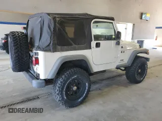 2004 Jeep Wrangler X z VIN 1J4FA39S14P724963, wystawiony jako Copart lot #59345075 z przebiegiem 70 185 mil mil oraz Czysty tytuł • Clean title. Historia ofert i sprzedaży dostępna na DreamBid. Obrazek 3.