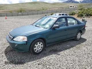 1999 Honda Civic VP z VIN 2HGEJ6619XH541660, wystawiony jako Copart lot #55483125 z przebiegiem 209 866 mil mil oraz Szkoda całkowita • Salvage title. Historia ofert i sprzedaży dostępna na DreamBid. Obrazek 1.