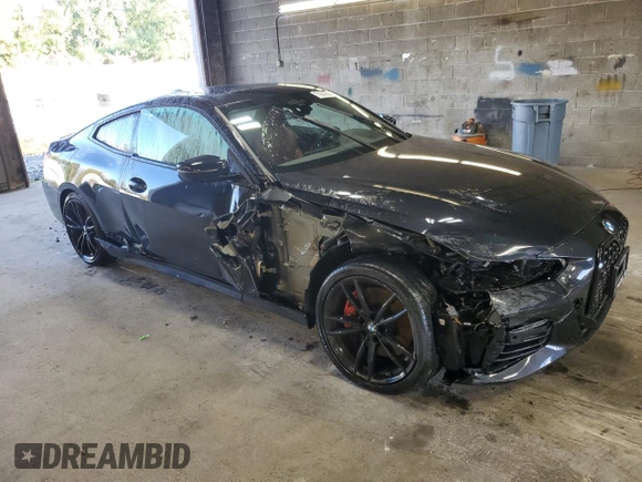 2023 BMW 4 Series M440i xDrive with VIN WBA13AR04PCL81619, listed as a Copart auction lot 70649904 with Not Provided miles and Salvage Title. Bid and sale history available at DreamBid. Image 4.