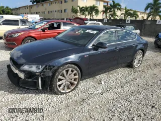 2015 Audi A7 3.0 Premium Plus with VIN WAUWGAFC7FN002995, listed as a Copart auction lot 78819484 with 70,639 mi miles and Salvage Title. Bid and sale history available at carsss.com. Image 1.