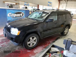 2007 Jeep Grand Cherokee Laredo with VIN 1J8GR48K07C643354, listed as a Copart auction lot 51635435 with 164,444 mi miles and Salvage Title. Bid and sale history available at carsss.com. Image 1.