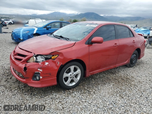 2013 Toyota Corolla L with VIN 5YFBU4EE3DP152472, listed as a Copart auction lot 55641075 with 222,293 mi miles and Salvage Title. Bid and sale history available at DreamBid. Image 1.