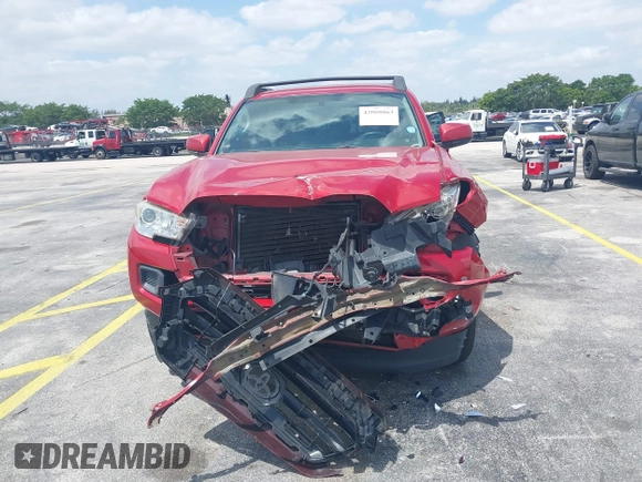2016 Toyota Tacoma SR5 with VIN 5TFAX5GNXGX054633, listed as a IAAI auction lot 42088863 with 105,184 mi miles and . Bid and sale history available at DreamBid. Image 12.