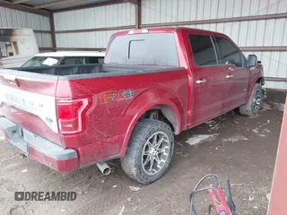2015 Ford F-150 XLT with VIN 1FTEW1EG3FFB69693, listed as a IAAI auction lot 41741277 with 103,326 mi miles and . Bid and sale history available at DreamBid. Image 4.