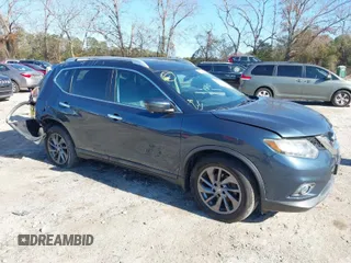 2016 Nissan Rogue SV with VIN 5N1AT2MV7GC732658, listed as a IAAI auction lot 41138612 with 119,692 mi miles. Bid and sale history available at carsss.com. Image 1.
