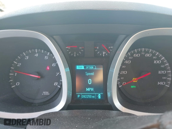 2013 Chevrolet Equinox LT with VIN 2GNFLEE36D6191414, listed as a IAAI auction lot 41359846 with 92,250 mi miles. Bid and sale history available at carsss.com. Image 7.