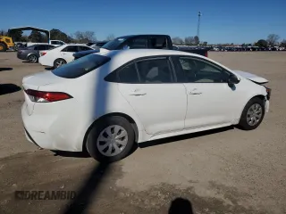 2020 Toyota Corolla L with VIN JTDDPRAEXLJ035784, listed as a Copart auction lot 47840185 with 98,268 mi miles and Salvage Title. Bid and sale history available at carsss.com. Image 3.