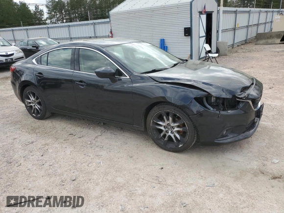 2015 Mazda 6 i Grand Touring with VIN JM1GJ1W61F1167712, listed as a Copart auction lot 50894715 with 206,837 mi miles and Clean Title. Bid and sale history available at DreamBid. Image 4.