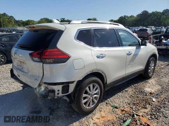 2017 Nissan Rogue SV with VIN JN8AT2MT5HW405487, listed as a Copart auction lot 52342335 with 34,959 mi miles and Salvage Title. Bid and sale history available at carsss.com. Image 3.