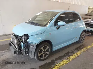 2017 FIAT 500e with VIN 3C3CFFGE7HT546071, listed as a IAAI auction lot 40858363 with 37,454 mi miles. Bid and sale history available at carsss.com. Image 25.