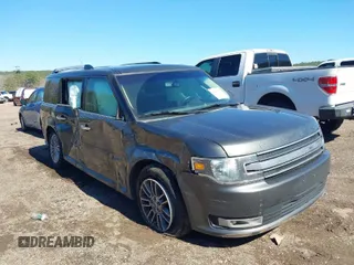 2018 Ford Flex SEL with VIN 2FMGK5C8XJBA17780, listed as a IAAI auction lot 41600772 with 162,962 mi miles. Bid and sale history available at carsss.com. Image 1.