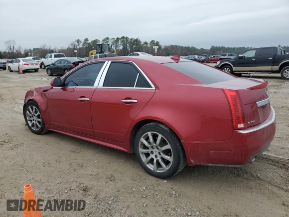 2012 Cadillac CTS Luxury with VIN 1G6DE5E58C0152071, listed as a Copart auction lot 42623935 with 102,082 mi miles and Salvage Title. Bid and sale history available at DreamBid. Image 2.
