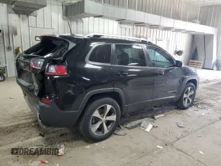 2020 Jeep Cherokee Limited with VIN 1C4PJMDX6LD656243, listed as a Copart auction lot 51842845 with 55,515 mi miles and Salvage Title. Bid and sale history available at carsss.com. Image 3.