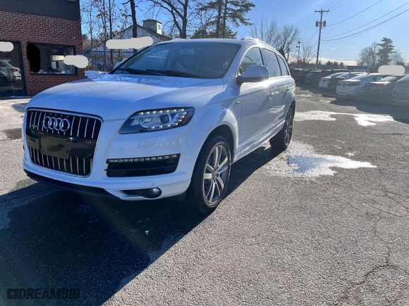 2015 Audi Q7 3.0T Premium Plus with VIN WA1LGAFE5FD014103, listed as a Copart auction lot 50375685 with 152406 miles and Clean Title. Bid and sale history available at carsss.com. Image 2.