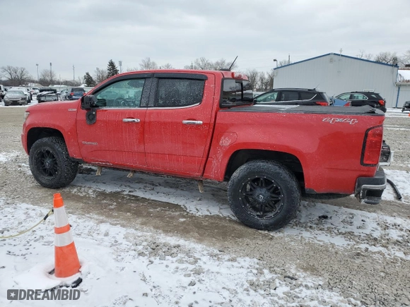 2017 Chevrolet Colorado 4WD LT with VIN 1GCPTCE1XH1223094, listed as a Copart auction lot 46211925 with 117,314 mi miles and Salvage Title. Bid and sale history available at carsss.com. Image 2.