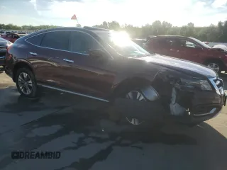 2015 Honda Crosstour EX-L with VIN 5J6TF2H54FL003721, listed as a Copart auction lot 70856974 with 117,389 mi miles and Salvage Title. Bid and sale history available at carsss.com. Image 4.