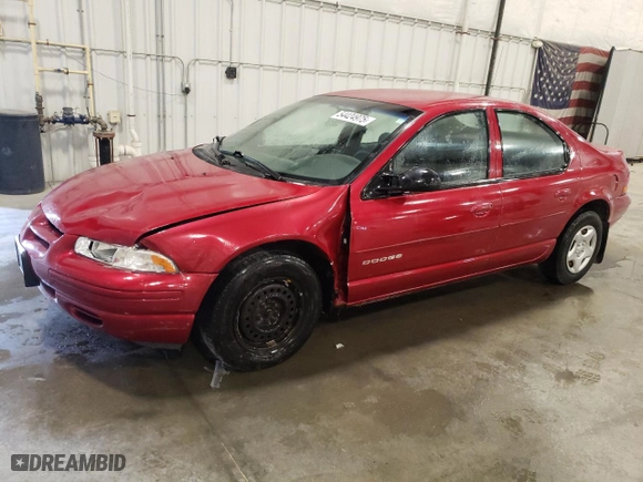1998 Dodge Stratus with VIN 1B3EJ46X0WN338526, listed as a Copart auction lot 54424975 with 94,300 mi miles and Salvage Title. Bid and sale history available at carsss.com. Image 1.