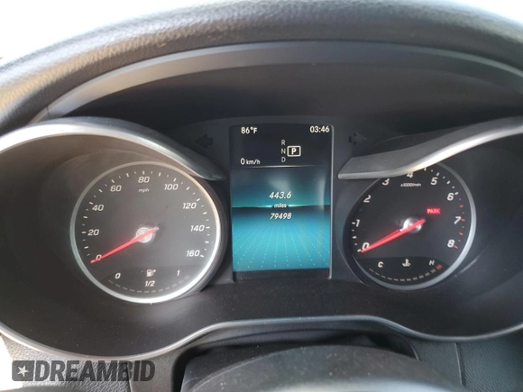 2020 Mercedes-Benz GLC 300 with VIN W1N0G8DB6LF765634, listed as a Copart auction lot 58969615 with 79,498 mi miles and Salvage title. Bid and sale history available at DreamBid. Image 9.