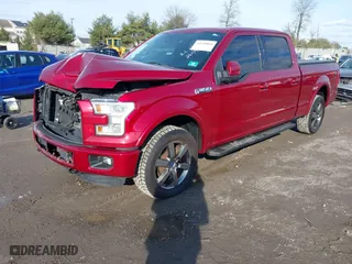 2015 Ford F-150 XLT w/HD Payload Pkg with VIN 1FTFW1EF2FFB76243, listed as a IAAI auction lot 41150866 with 124,478 mi miles. Bid and sale history available at carsss.com. Image 17.