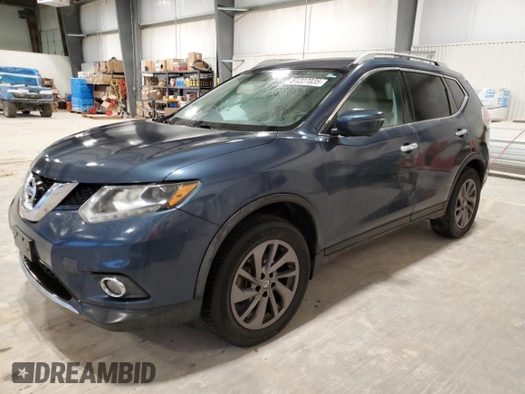 2016 Nissan Rogue SL with VIN 5N1AT2MV6GC859174, listed as a Copart auction lot 51227035 with 63,582 mi miles and Salvage Title. Bid and sale history available at DreamBid. Image 1.