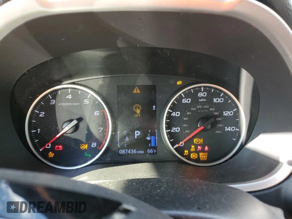 2020 Mitsubishi Eclipse Cross SE with VIN JA4AS5AA0LZ005888, listed as a Copart auction lot 77301914 with 87,436 mi miles and Non repairable. Bid and sale history available at DreamBid. Image 9.