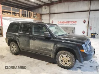 2013 Jeep Patriot Sport with VIN 1C4NJRBB5DD245574, listed as a Copart auction lot 47740035 with 185,559 mi miles and Salvage Title. Bid and sale history available at carsss.com. Image 4.