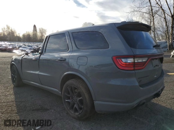 2021 Dodge Durango SRT Hellcat with VIN 1C4SDJH99MC788609, listed as a Copart auction lot 47937025 with Not provided miles and Salvage title. Bid and sale history available at DreamBid. Image 2.