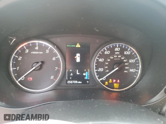 2018 Mitsubishi Outlander ES with VIN JA4AD2A34JZ006680, listed as a Copart auction lot 59897555 with 56,709 mi miles and Salvage title. Bid and sale history available at DreamBid. Image 9.