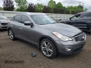 2012 Infiniti EX Journey with VIN JN1AJ0HR3CM452643, listed as a Copart auction lot 57206225 with 172,185 mi miles and Salvage title. Bid and sale history available at DreamBid. Image 4.