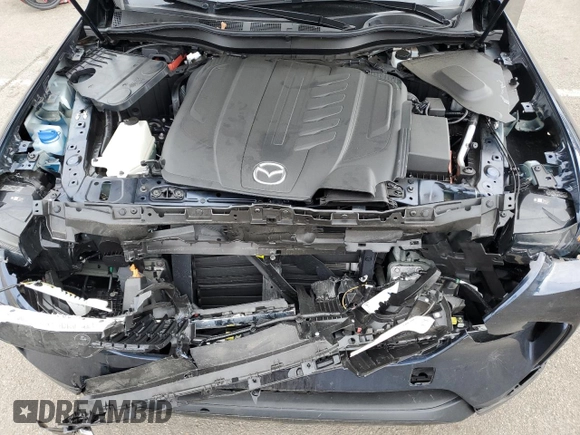2024 Mazda CX-90 Preferred Plus z VIN JM3KKCHDXR1154791, wystawiony jako Copart lot #47757555 z przebiegiem 15 337 mil mil oraz Szkody całkowita. Historia ofert i sprzedaży dostępna na DreamBid. Obrazek 12.