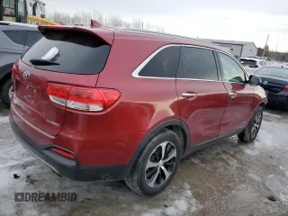 2016 Kia Sorento EX with VIN 5XYPHDA11GG187369, listed as a Copart auction lot 43632295 with 160,669 mi miles and Salvage Title. Bid and sale history available at carsss.com. Image 3.