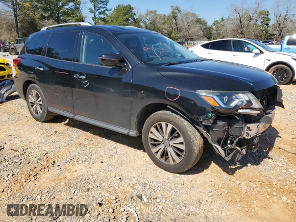2018 Nissan Pathfinder SL with VIN 5N1DR2MN1JC615046, listed as a Copart auction lot 46695395 with 161,113 mi miles and Salvage Title. Bid and sale history available at DreamBid. Image 4.