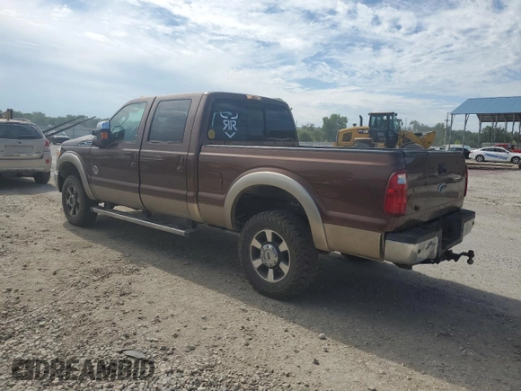 2011 Ford F-250 XL with VIN 1FT7W2BT3BED00895, listed as a Copart auction lot 57273424 with 180,181 mi miles and Salvage title. Bid and sale history available at DreamBid. Image 2.