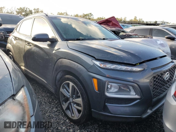 2021 Hyundai Kona Limited with VIN KM8K33A56MU656547, listed as a Copart auction lot 75669554 with 65,292 mi miles and Non Repairable. Bid and sale history available at carsss.com. Image 4.