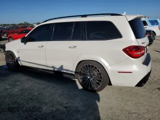 2018 Mercedes-Benz GLS with VIN 4JGDF7FE2JB063422, listed as a Copart auction lot 72320134 with 64,838 mi miles and Salvage Title. Bid and sale history available at carsss.com. Image 2.