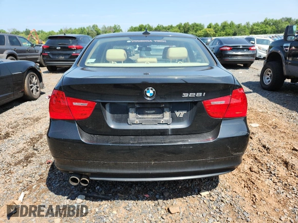 2011 BMW 3 Series 328i with VIN WBAPH5C5XBF093456, listed as a Copart auction lot 63053125 with Not provided miles and Salvage title. Bid and sale history available at DreamBid. Image 6.