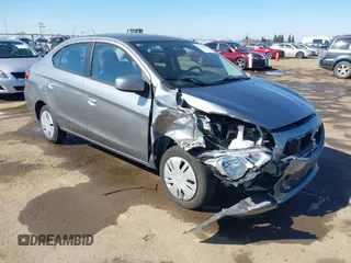 2018 Mitsubishi Mirage G4 ES with VIN ML32F3FJXJHF12723, listed as a IAAI auction lot 41653828 with 36,414 mi miles. Bid and sale history available at carsss.com. Image 1.